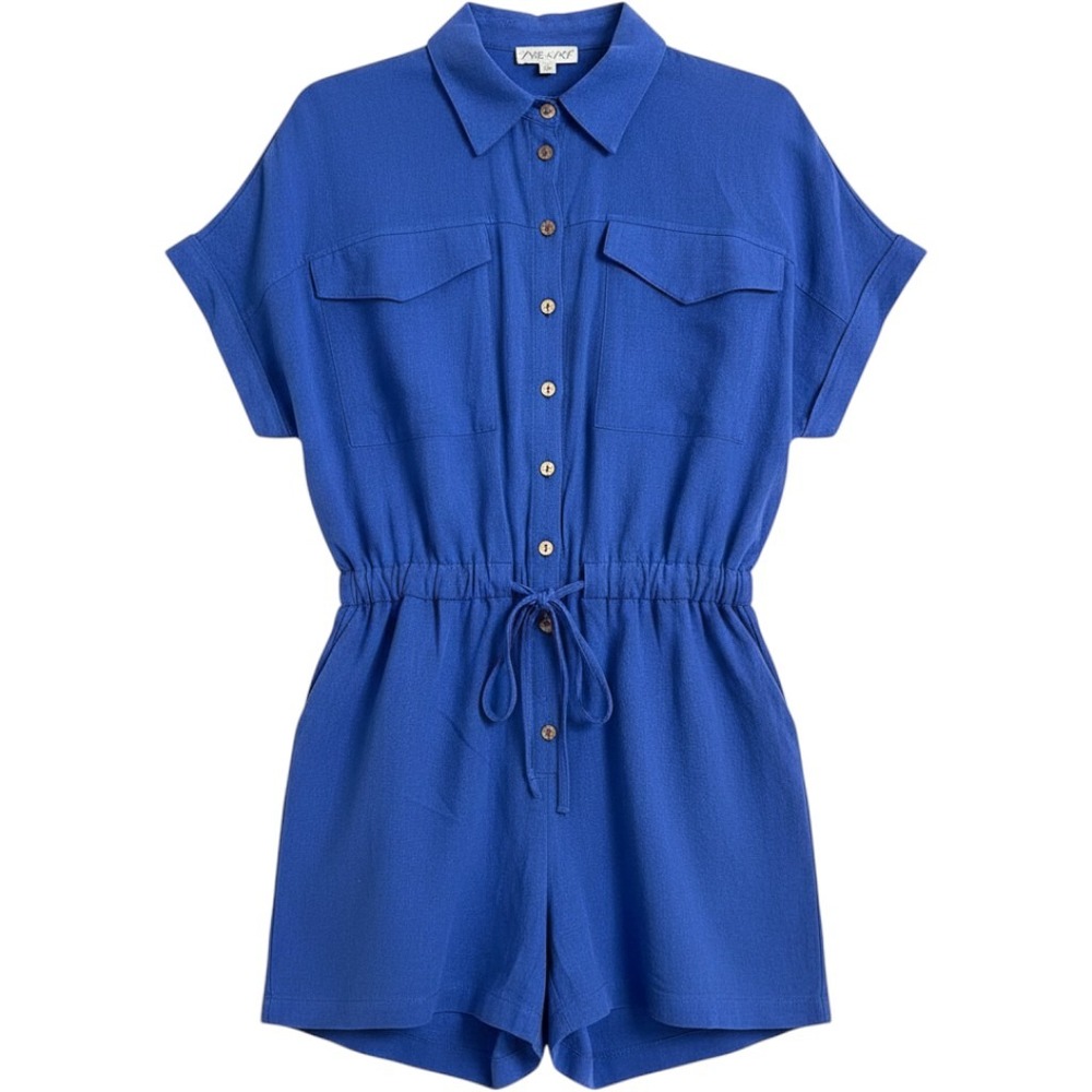 73 She‎ + Sky Royal Blue XL Romper NWT